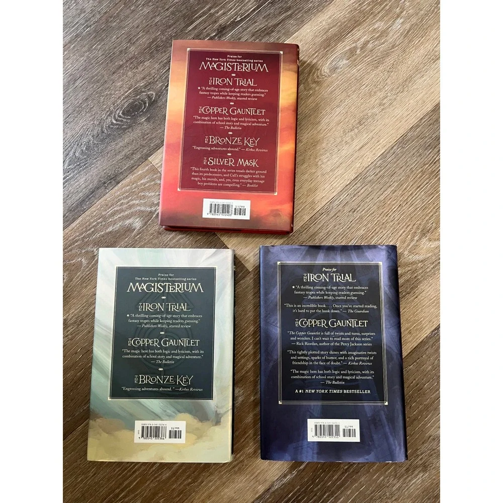 Magisterium Book Lot Hardcover YA Multi 3 Books Bronze Silver Golden Tower